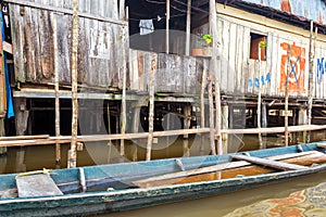 Wooden Shack in Iquitos, Peru photo