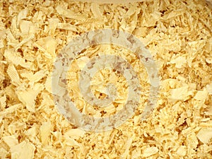 Wooden shavings background