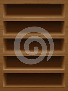 wooden shelf background