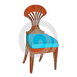 Wooden shell chair