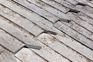 Wooden shingles