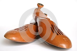 De madera zapato formas 