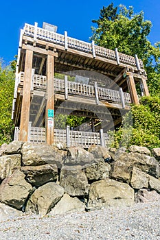 Wooden Shoreline Stairs 4