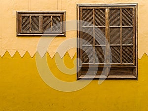 Wooden Shuttered Windows Gran Canaria Spain