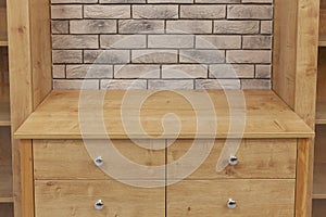 wooden sideboard surface