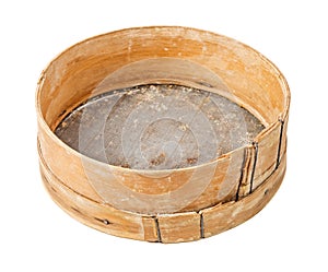 Wooden sieve