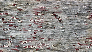 Wooden sign with deteriorated paint