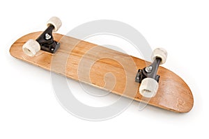Wooden Skateboard Upside Down