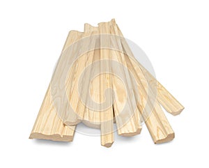 Wooden skirting boards