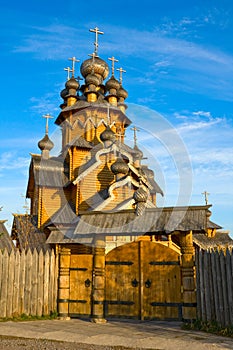 Wooden skit in christian monastery