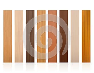Wooden Slats Different Colors Textures photo