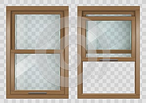 Wooden Sliding window