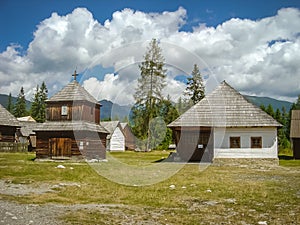 Wooden Slovak chapel