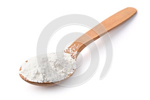 Wooden spoon of corn starch