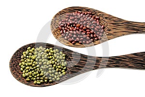 Wooden Spoons with Beans