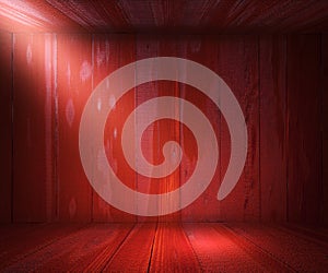 Wooden Spotlight Room Background Red Texture