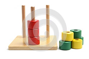 Wooden Stack and Sort Toy