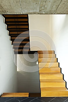 Wooden staircase