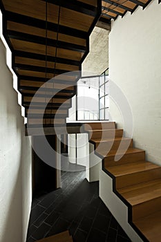 Wooden staircase