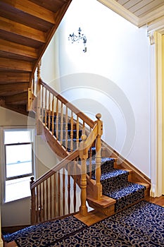 Wooden staircase