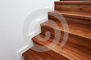 Wooden staircase