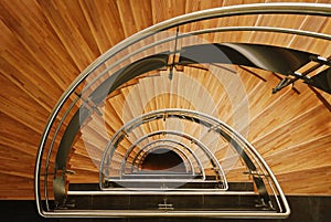 Wooden staircase