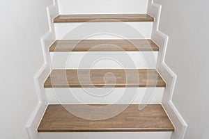 wooden staircase interior decoration