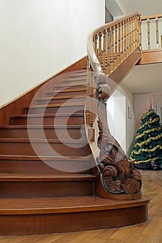 De madera escalera 