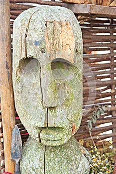 Wooden statue of Celtic period