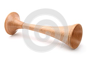 Wooden stethoscope