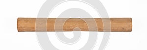 wooden stick dowel isolated on white