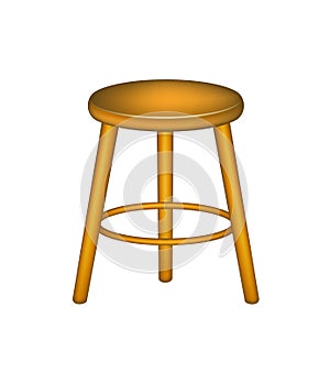 Wooden stool