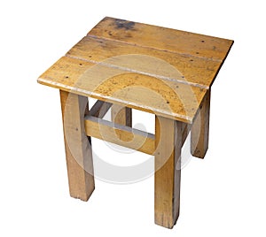 Wooden stool photo