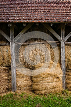 Wooden Straw loft in Dordogne region of France