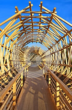 Wooden structure, Haus der Kulturen der Welt