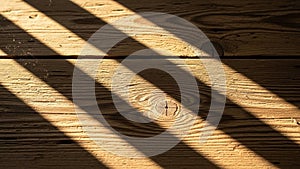 Striking contrast giving depth and an artistic geometric pattern to