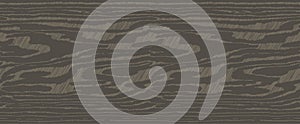 Wooden surface with fibre and grain. Hand draw hatching wood texture, seamless tree striped background. Vector