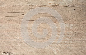 Wooden surface. Light beige rough pine board background.