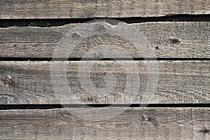 Wooden surface, old plank for background