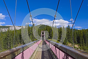 Wooden Suspension bridge