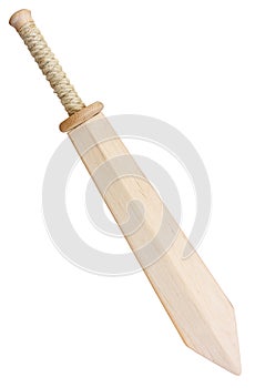 Wooden sword.