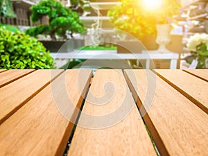 Wooden table for your texture and product concept