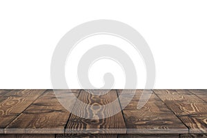 Wooden tabletop perspective for product placement