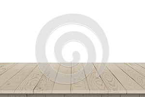 Wooden tabletop perspective for product placement