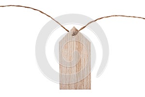 Wooden tag