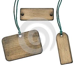 Wooden tag