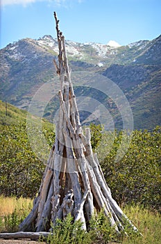 Wooden Teepee