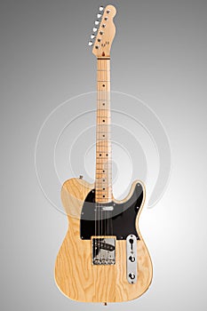 Wooden telecaster guitar