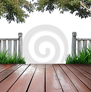 Wooden terrace