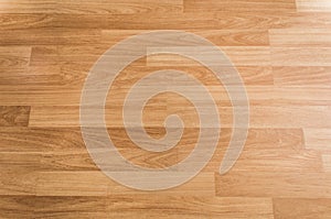 Wooden texture background, Top view of smooth brown laminate floor